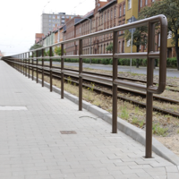 Gehwegbegleitendes Rohrgeländer (500 m)